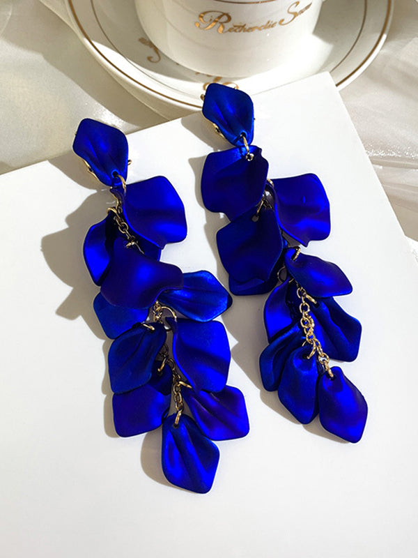 xakxx Stylish Tasseled Acrylic Earrings Accessories