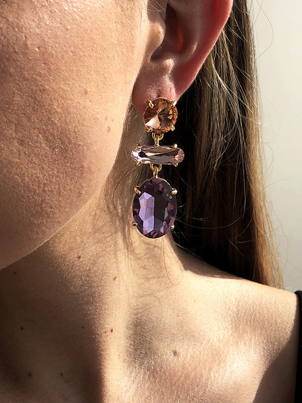 xakxx Original Statement Contrast Color Earrings