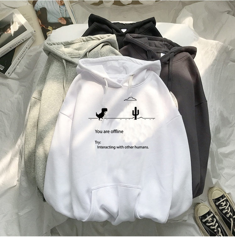 Purpdrank - Winter Women's Hoodies Full Sleeve Hoodie Goth Flames Print Sweatshirt cool Women Hoody Female Itself Sudaderas student clothing