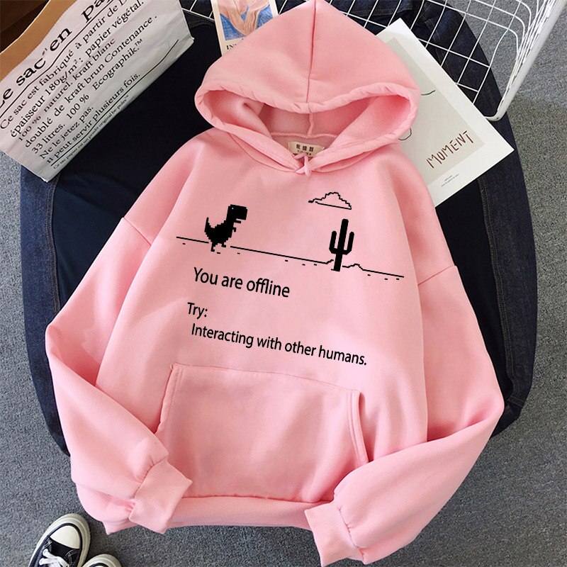Purpdrank - Winter Women's Hoodies Full Sleeve Hoodie Goth Flames Print Sweatshirt cool Women Hoody Female Itself Sudaderas student clothing