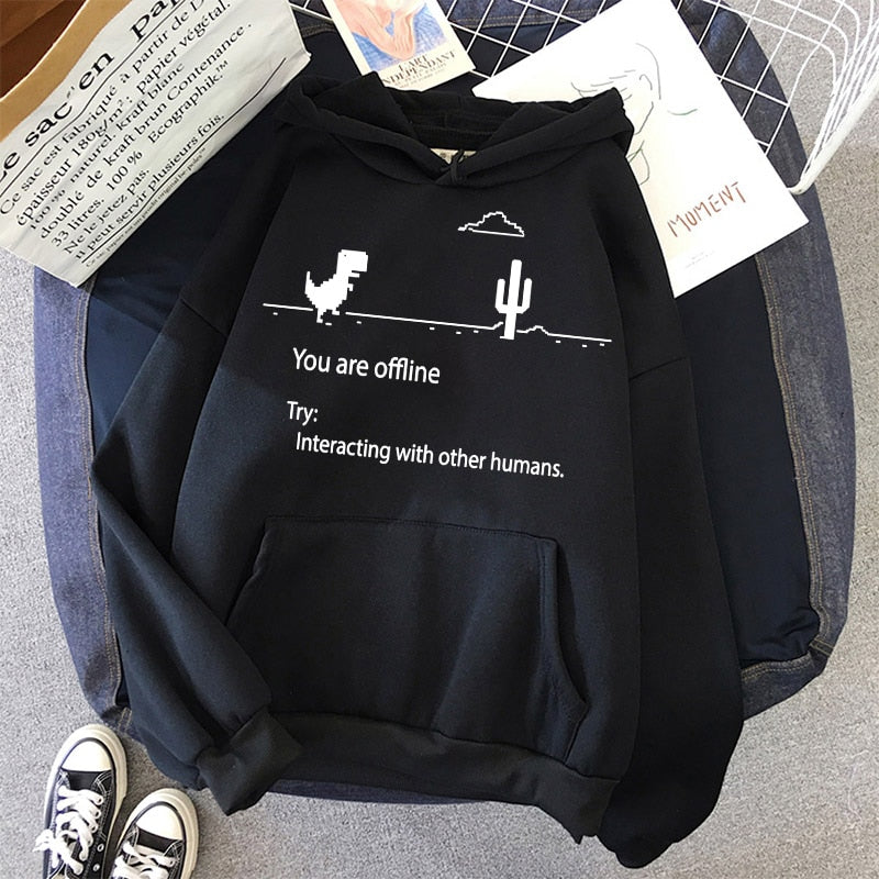 Purpdrank - Winter Women's Hoodies Full Sleeve Hoodie Goth Flames Print Sweatshirt cool Women Hoody Female Itself Sudaderas student clothing