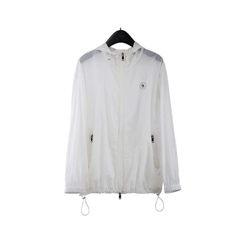 2025 breathable hooded sunscreen shirt summer 2025 new Korean version loose and versatile solid color coat T285