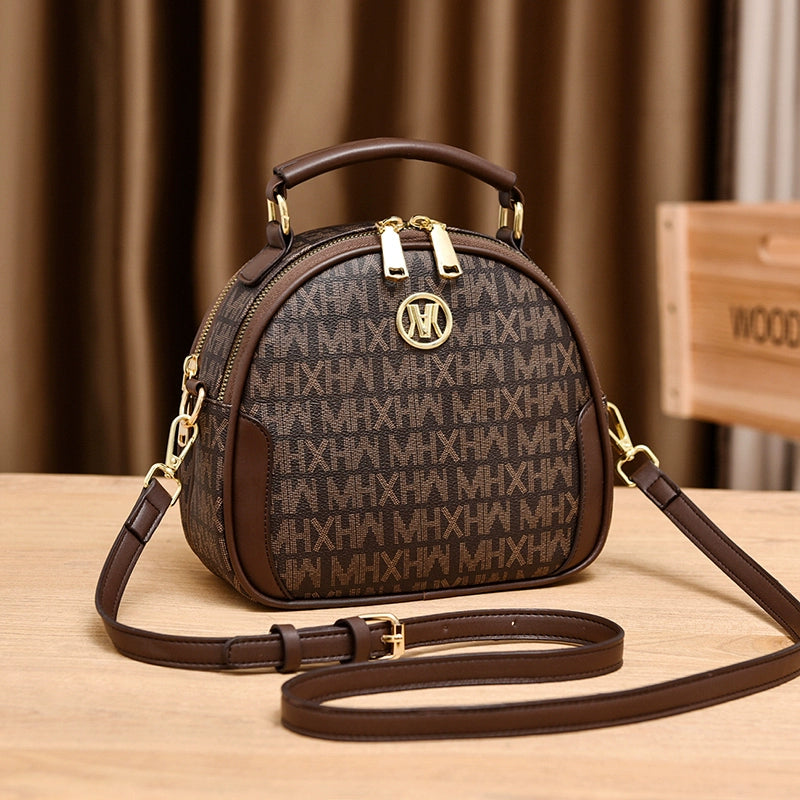 Bag Women New Trendy Fashion Women's Bag Crossbody Bag Popular Big Brand Portable Small Round Bag Printed Bag Women