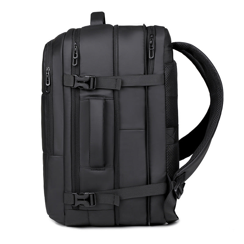 XAKXX 2025 Cross-border Popular trade bags, business men's backpacks, high-end men's backpacks, commuting double-back laptop bags.