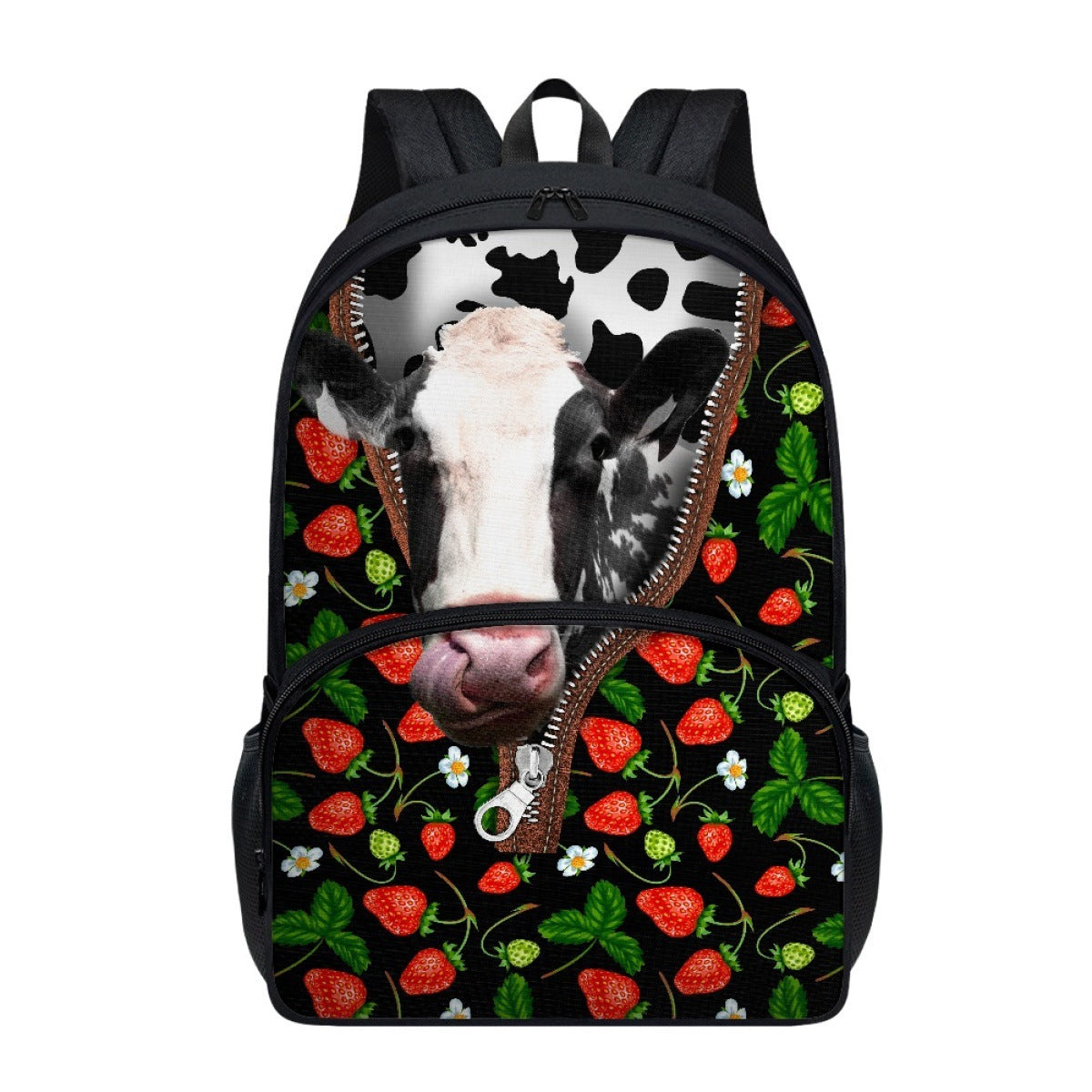 One Piece Dropshipping NEWn Pattern Printing One Piece Minimum Order Hot Sale Double Layer 17-Inch Student Schoolbag