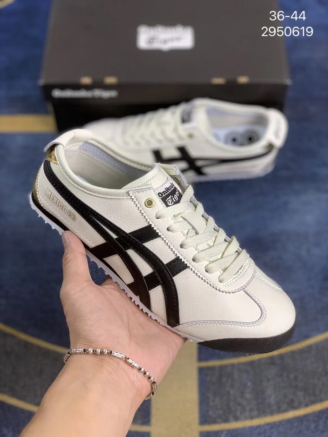 xakxx New Putian Pure Original Mexico 66 Ghost Grave Women's Board Shoes Top Layer Cowhide Couple Casual Shoes