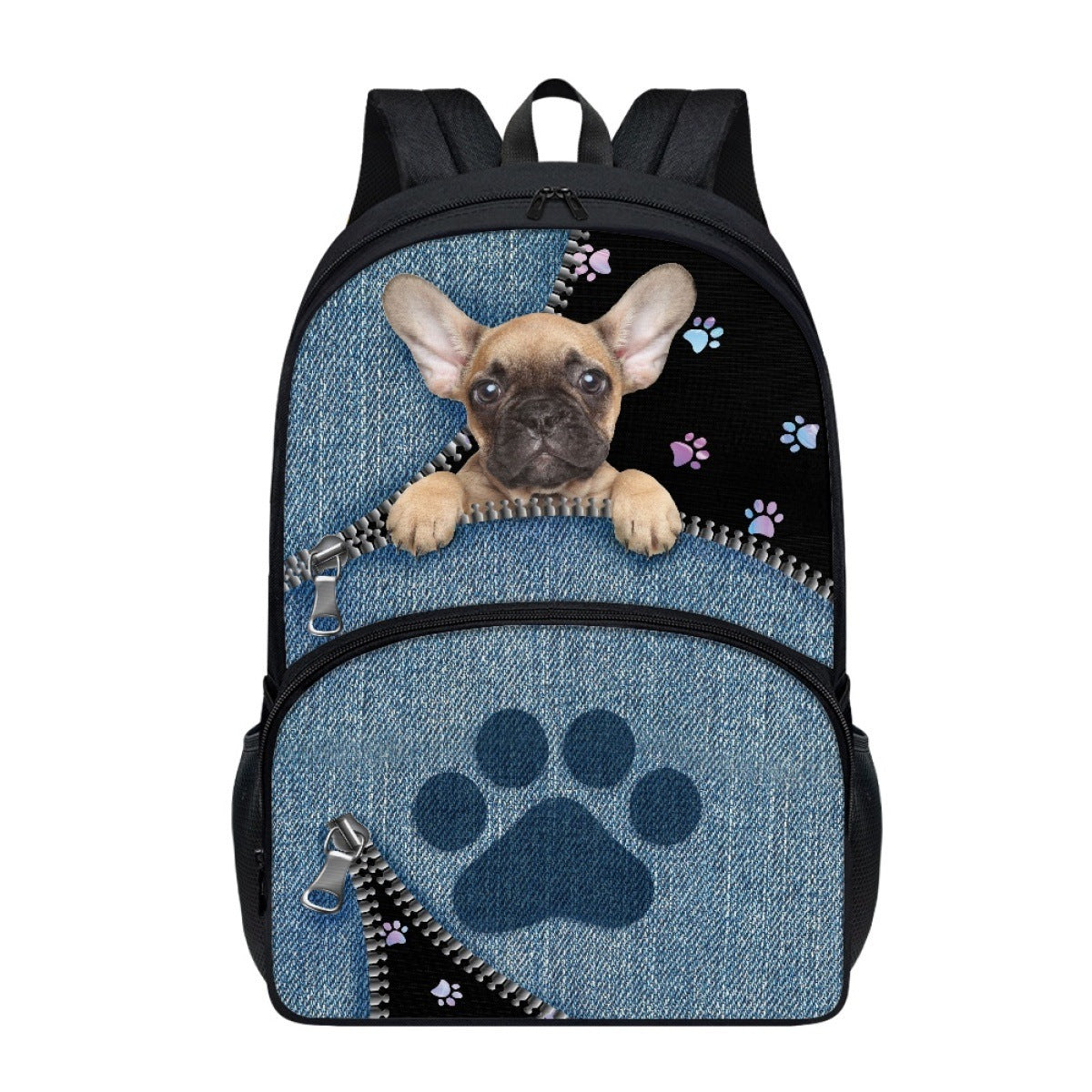 One Piece Dropshipping NEWn Pattern Printing One Piece Minimum Order Hot Sale Double Layer 17-Inch Student Schoolbag