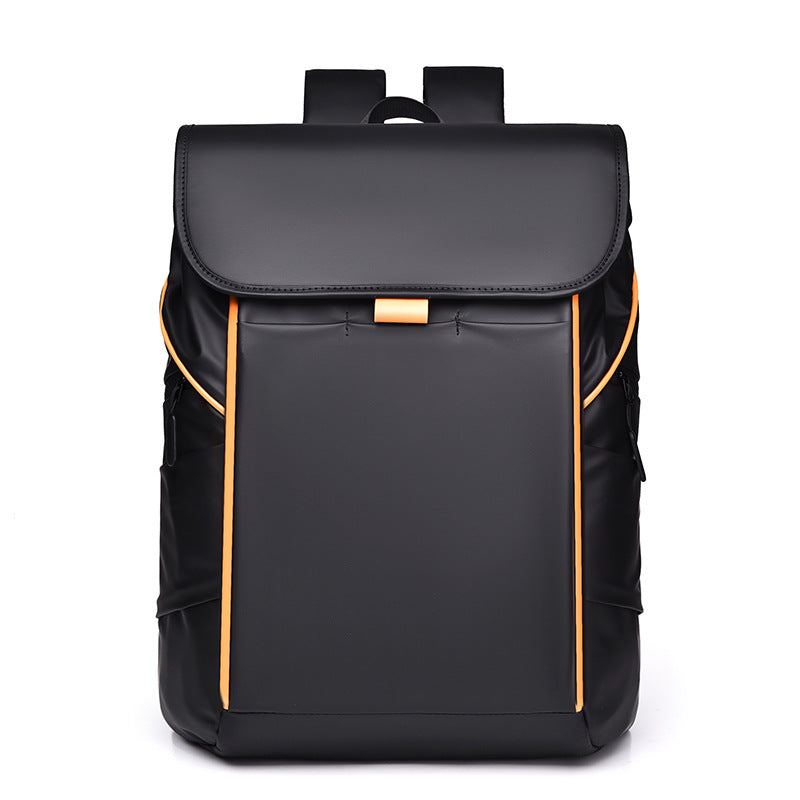 XAKXX 2025 popular new men's large-capacity contrasting color backpack fashionable and high-quality 15.6-inch computer travel backpack schoolbag