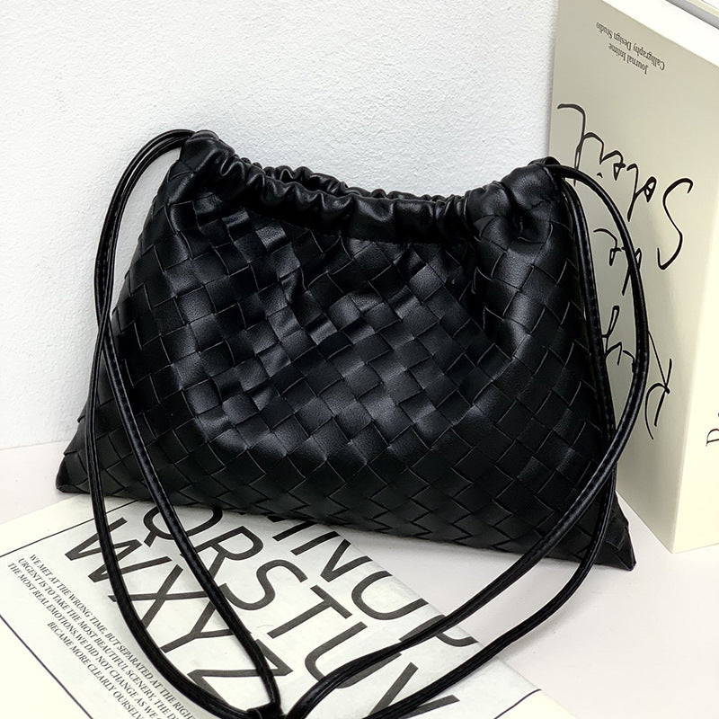 XAKXX Woven women's bag popular new dumpling bag female crossbody niche design lucky bag bag cloud bag one shoulder diagonal span bag tide