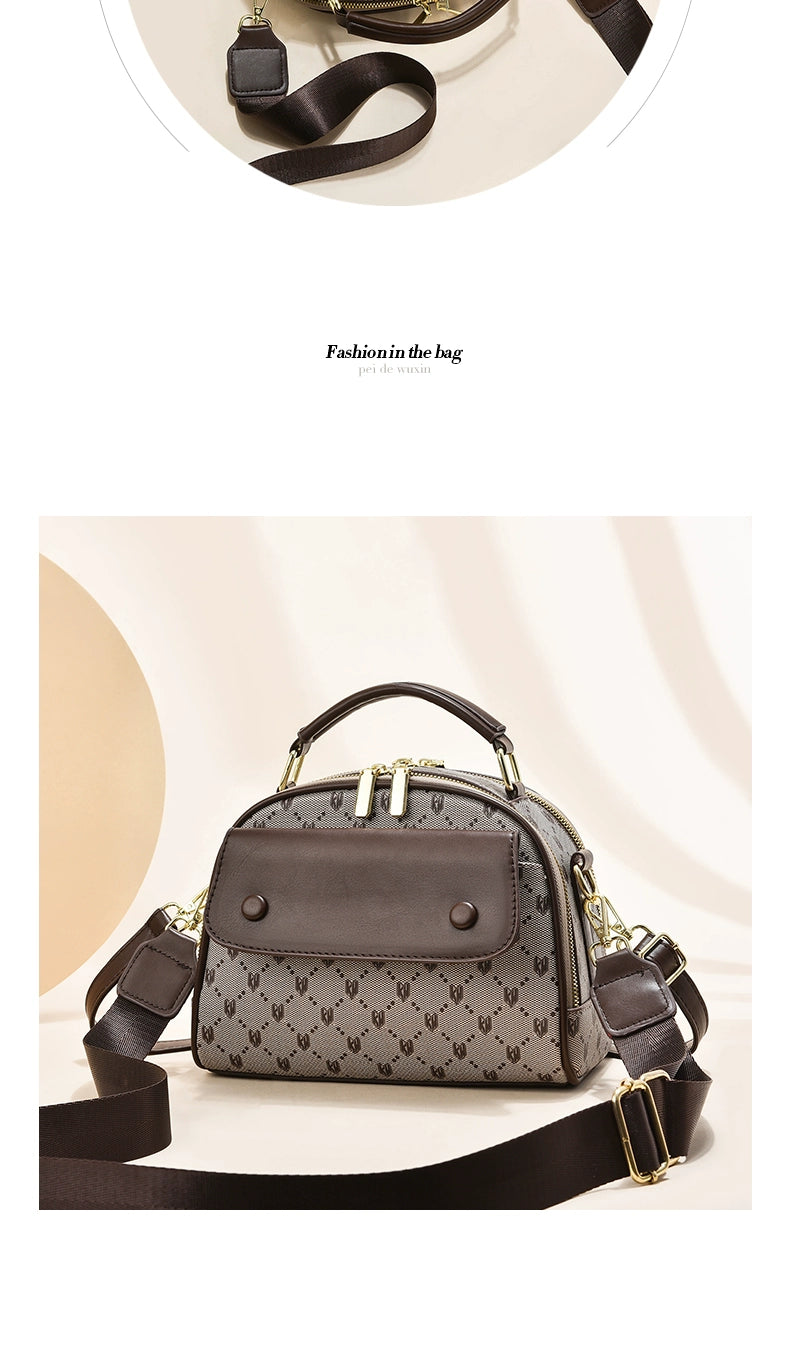 Bag women 2022 new trendy fashion portable small round bag popular versatile shoulder messenger bag ins Internet celebrity bag women