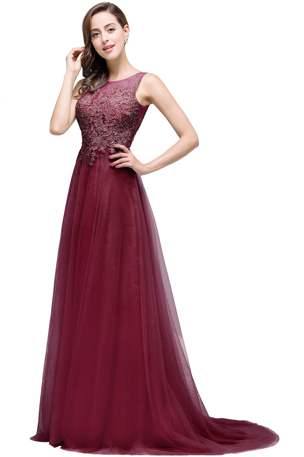 2025 New Popular trade evening dress women's popular new backless elegant dignified atmosphere banquet choir performance dress
