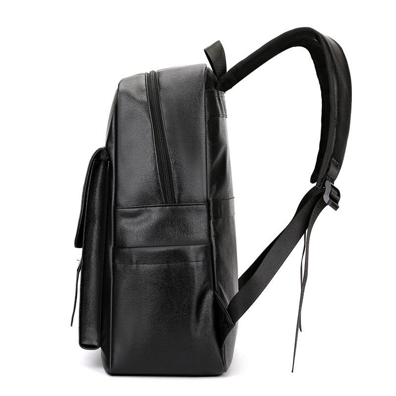 XAKXX 2025 Cross-border backpack simple lock large capacity business computer bag student schoolbag travel commuter men's backpack