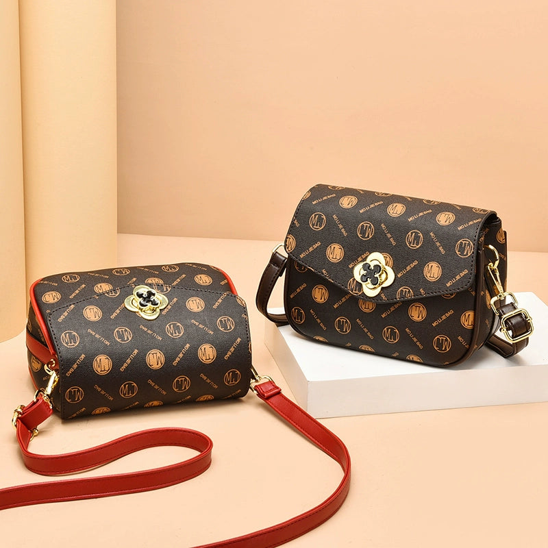 Bag women's summer new trendy niche versatile messenger high sense Popular style texture popular small square bag this year
