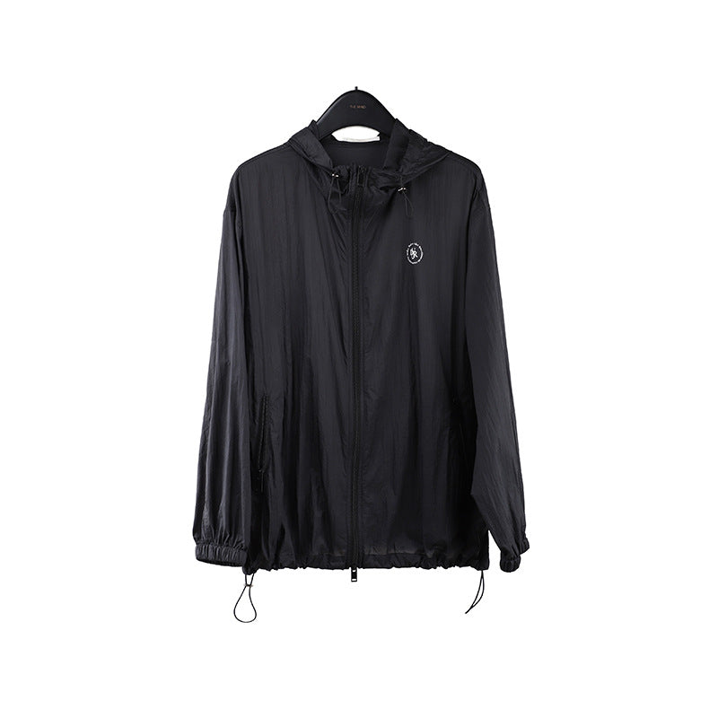 2025 breathable hooded sunscreen shirt summer 2025 new Korean version loose and versatile solid color coat T285