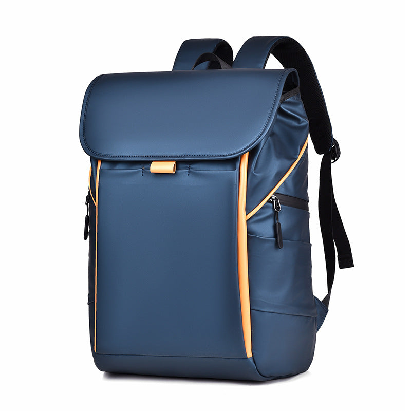 XAKXX 2025 popular new men's large-capacity contrasting color backpack fashionable and high-quality 15.6-inch computer travel backpack schoolbag