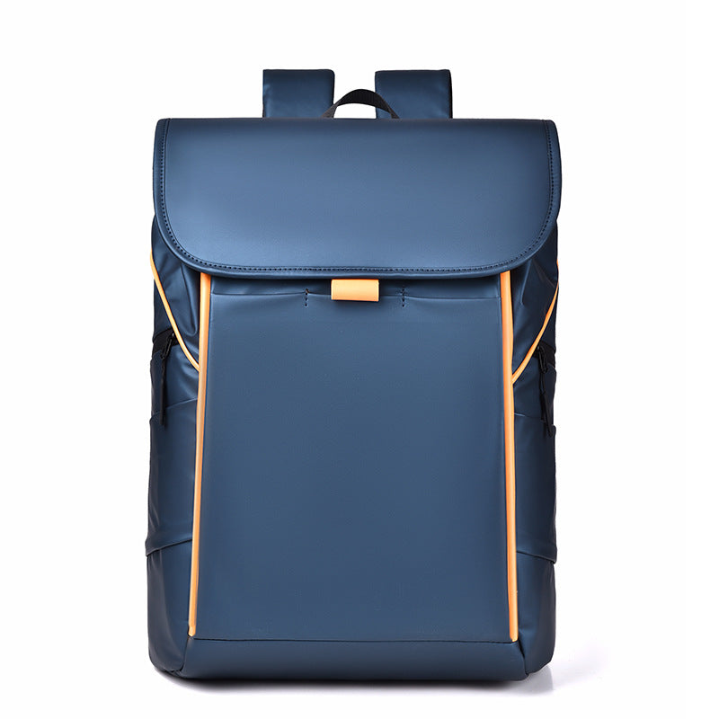 XAKXX 2025 popular new men's large-capacity contrasting color backpack fashionable and high-quality 15.6-inch computer travel backpack schoolbag