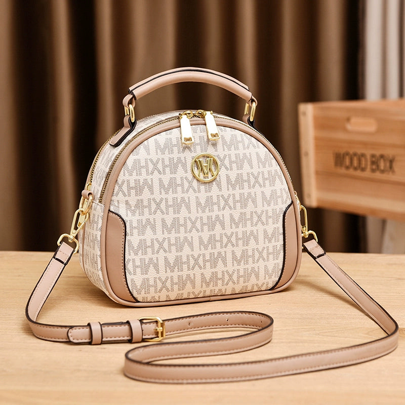 Bag Women New Trendy Fashion Women's Bag Crossbody Bag Popular Big Brand Portable Small Round Bag Printed Bag Women