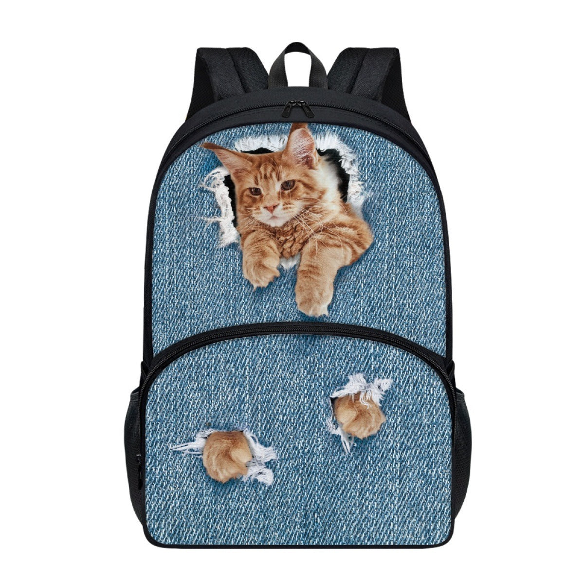 One Piece Dropshipping NEWn Pattern Printing One Piece Minimum Order Hot Sale Double Layer 17-Inch Student Schoolbag
