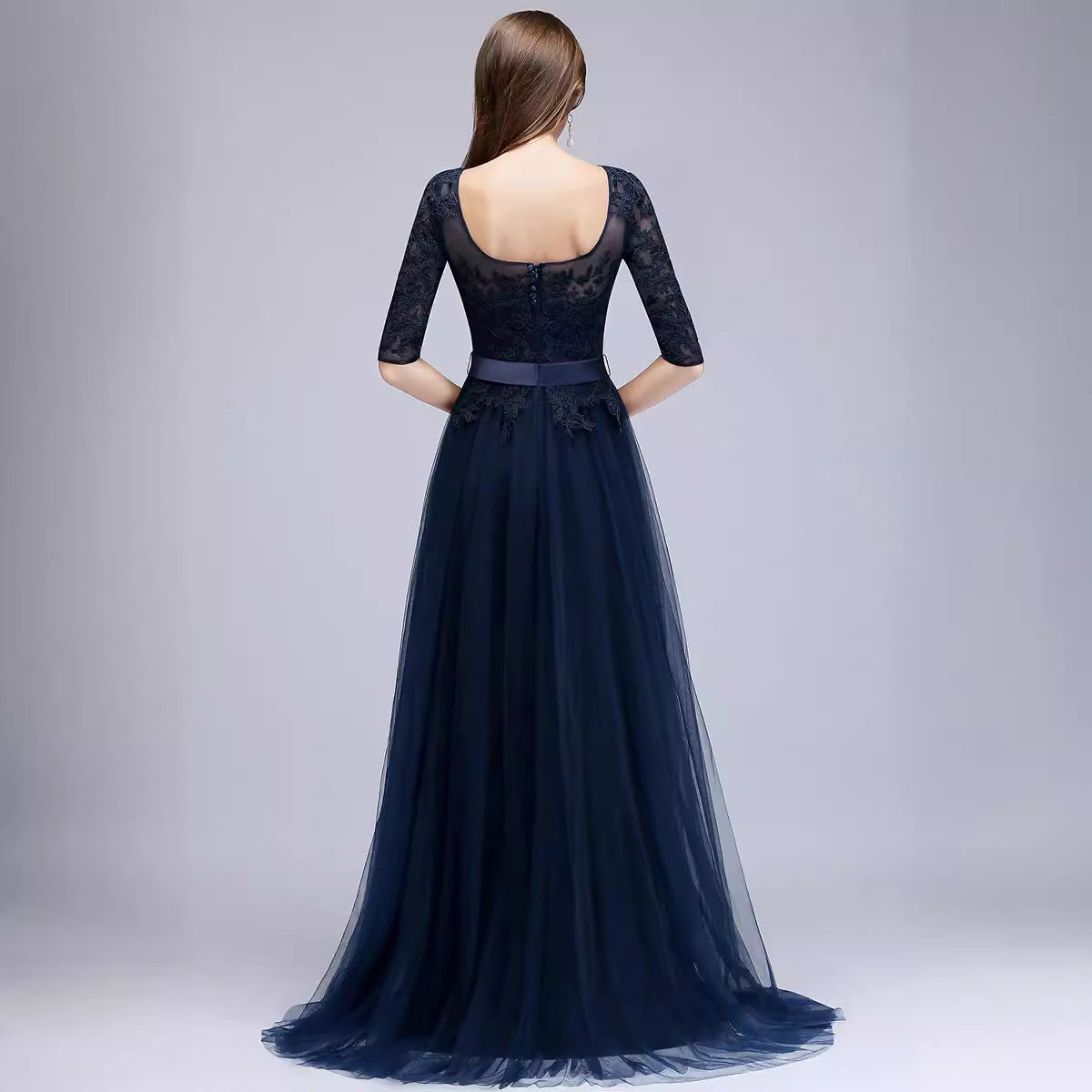 2025 Banquet evening dress skirt popular new host annual meeting long female elegant celebrity slim dignified atmospheric dress