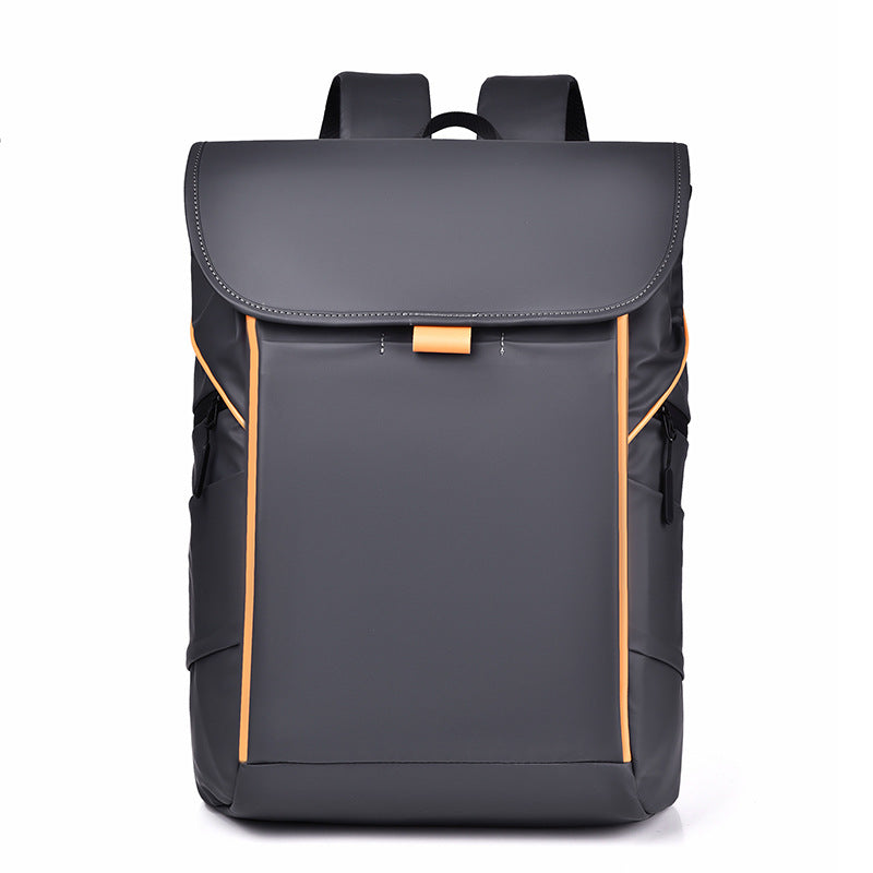 XAKXX 2025 popular new men's large-capacity contrasting color backpack fashionable and high-quality 15.6-inch computer travel backpack schoolbag