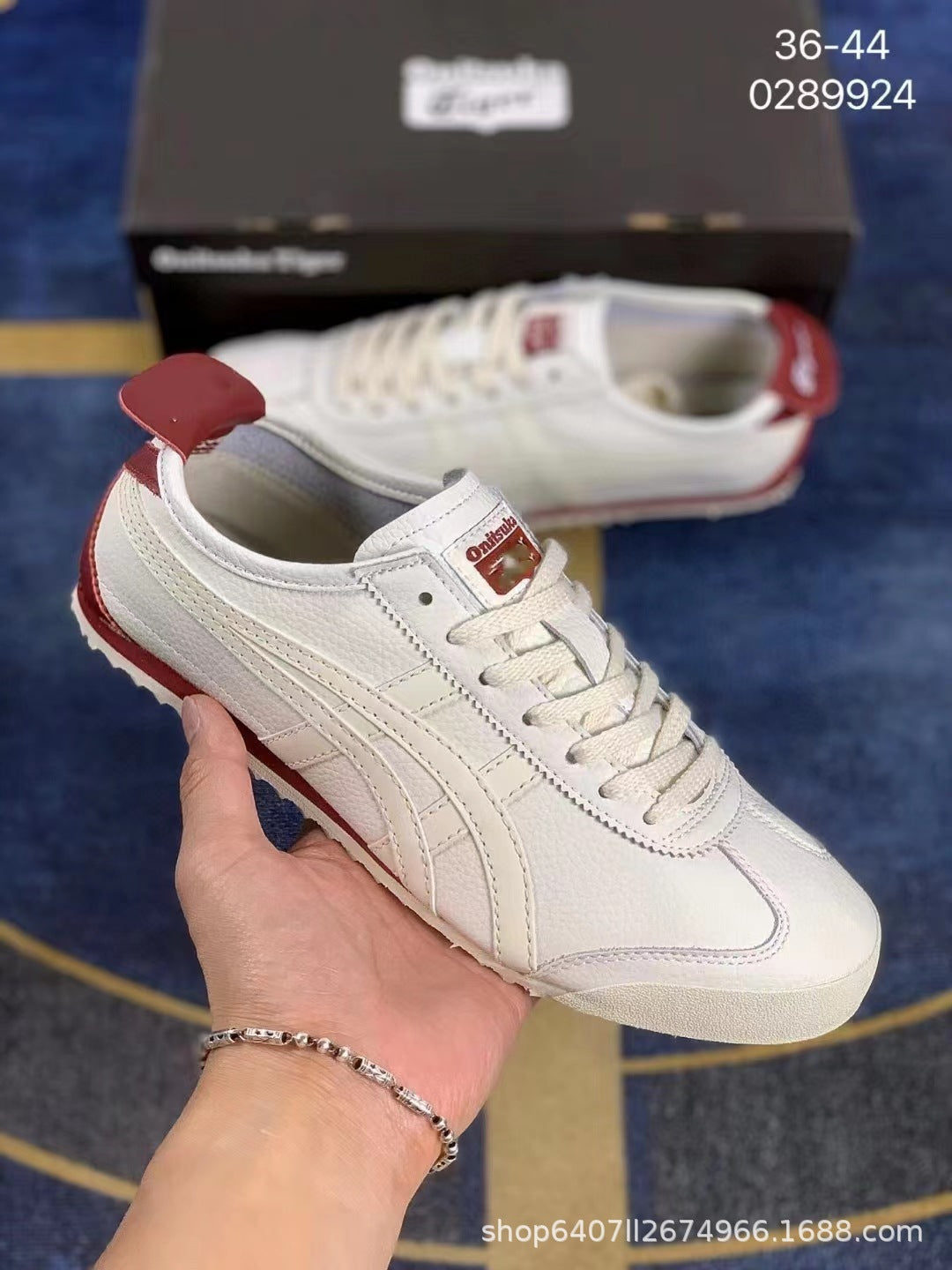 xakxx New Putian Pure Original Mexico 66 Ghost Grave Women's Board Shoes Top Layer Cowhide Couple Casual Shoes