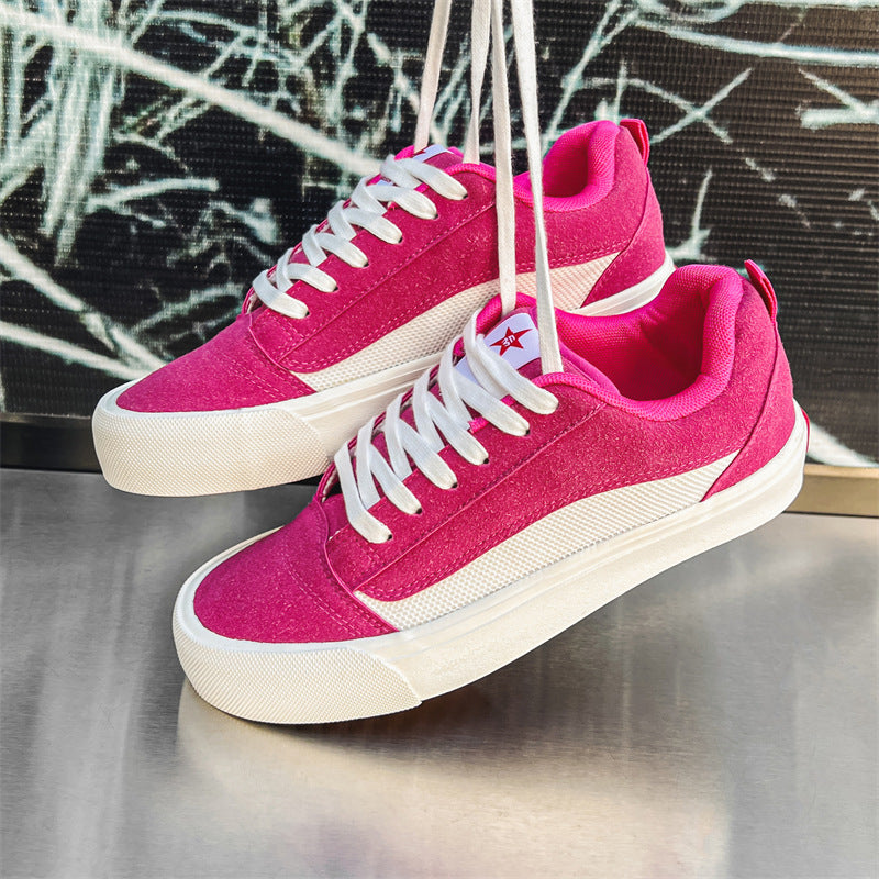 xakxx Spring New Design Sense Low-Top Canvas Shoes Men's and Women's Ins Trendy All-Matching Hong Kong Style Casual Sneakers for Students