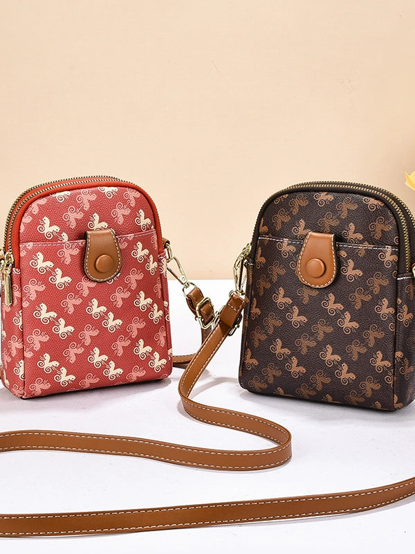 Bag Women New Fashion Versatile Advanced Sense Contrasting Color Temperament Commuter One Shoulder Crossbody Bag Women