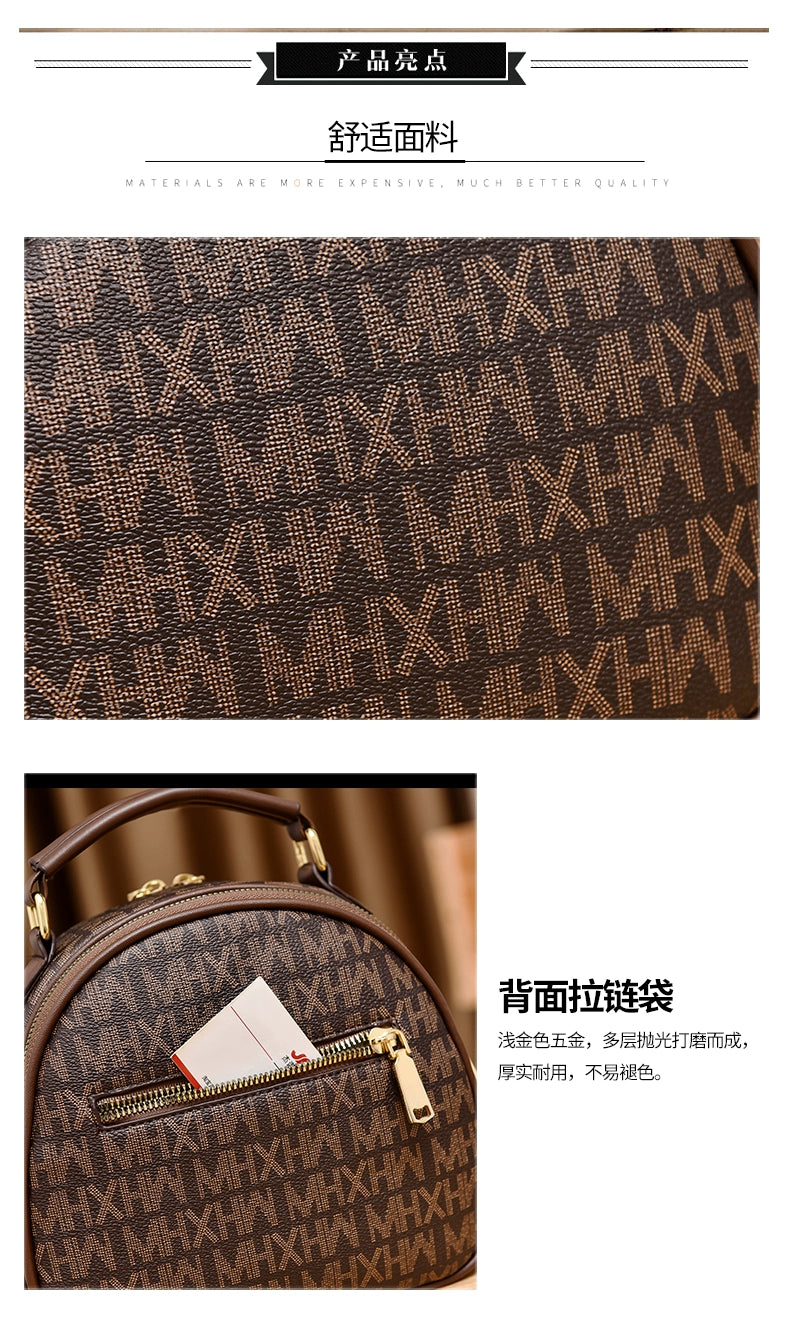 Bag Women New Trendy Fashion Women's Bag Crossbody Bag Popular Big Brand Portable Small Round Bag Printed Bag Women
