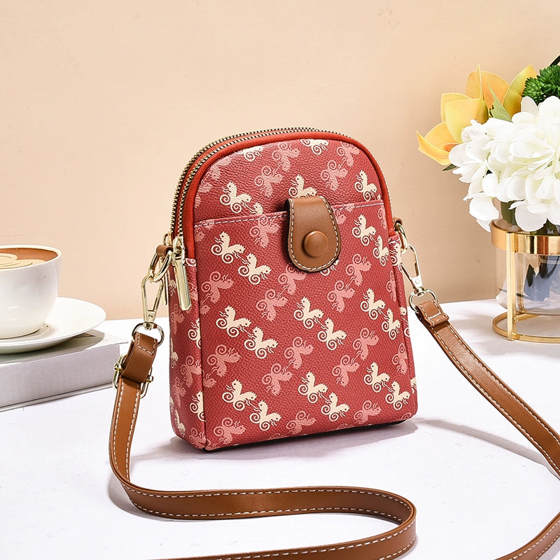 Bag Women New Fashion Versatile Advanced Sense Contrasting Color Temperament Commuter One Shoulder Crossbody Bag Women
