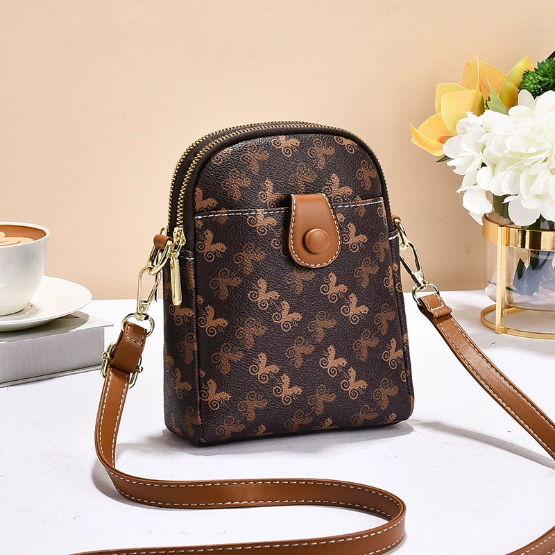 Bag Women New Fashion Versatile Advanced Sense Contrasting Color Temperament Commuter One Shoulder Crossbody Bag Women