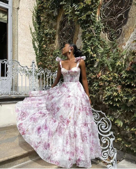 XAKXX 2025 popular new New off-the-shoulder women's clothing fashion organza fairy long temperament evening dress dress
