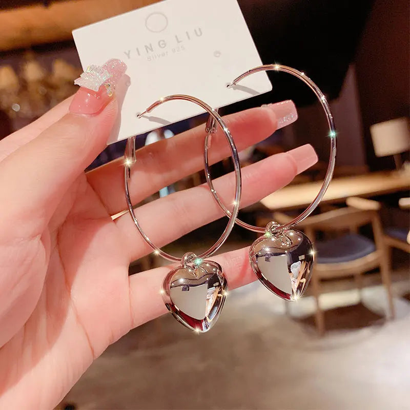 xakxx New Fashion Trend Unique Design Elegant Delicate Geometric Round Earrings For Women Jewelry Wedding Party Premium Gifts