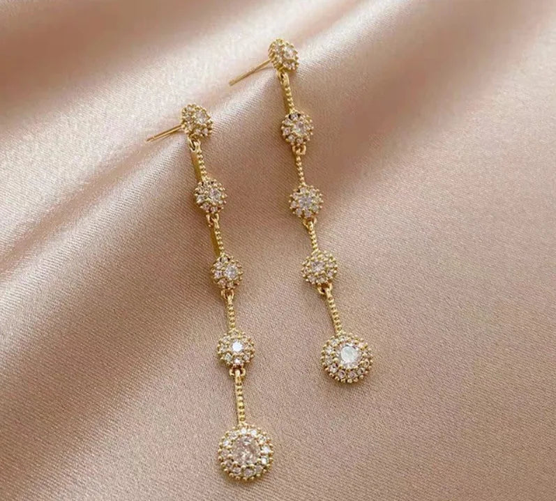 Accessories for Women Long Tassel Threader Earrings for Women Wave Shaped Simple Long Chain Earring Wedding Party Jewelry Gift