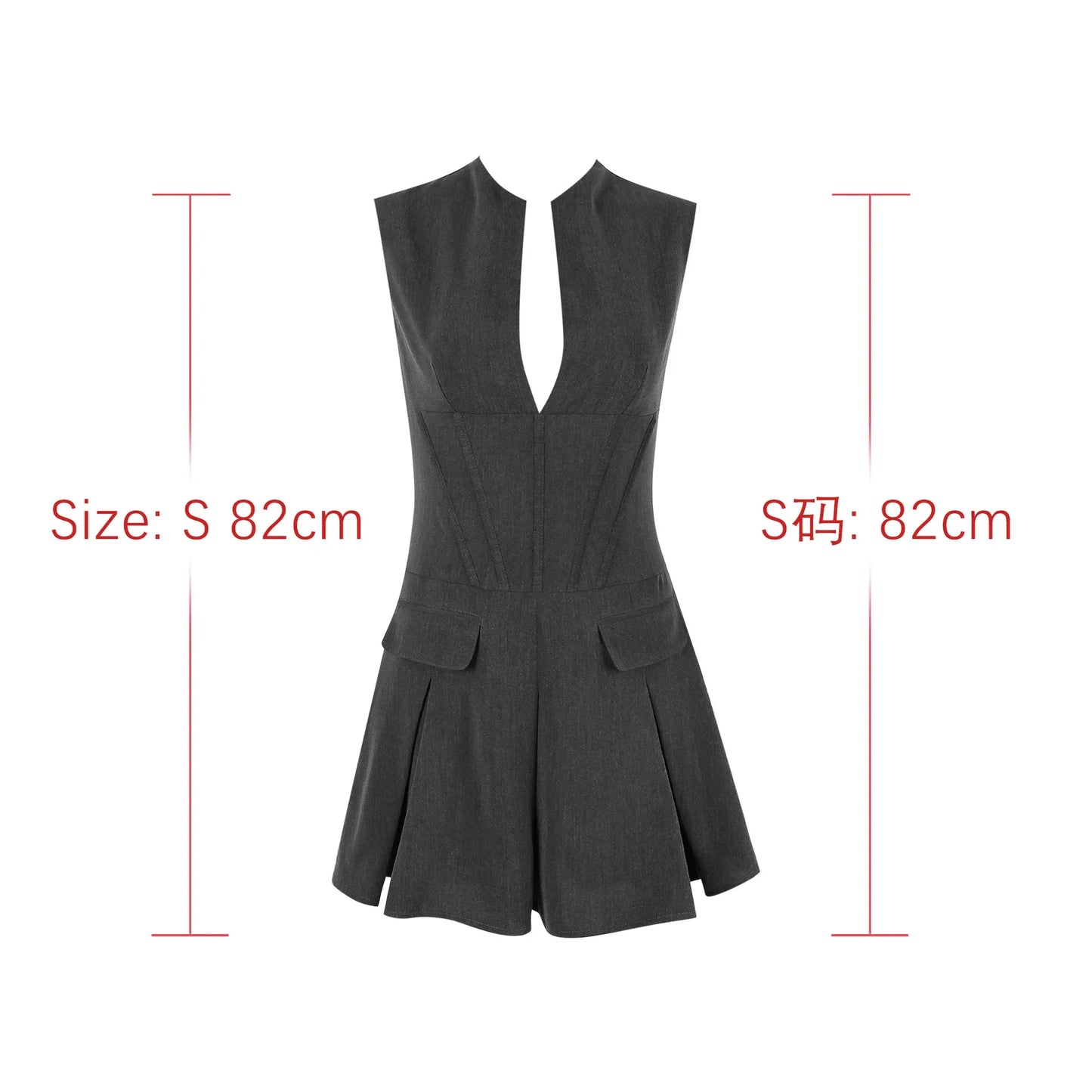 Autumn Women Sleeveless Dress Casual A Line corset dress Office Lady sexy Blazer Dress Fashion Women's Clothing