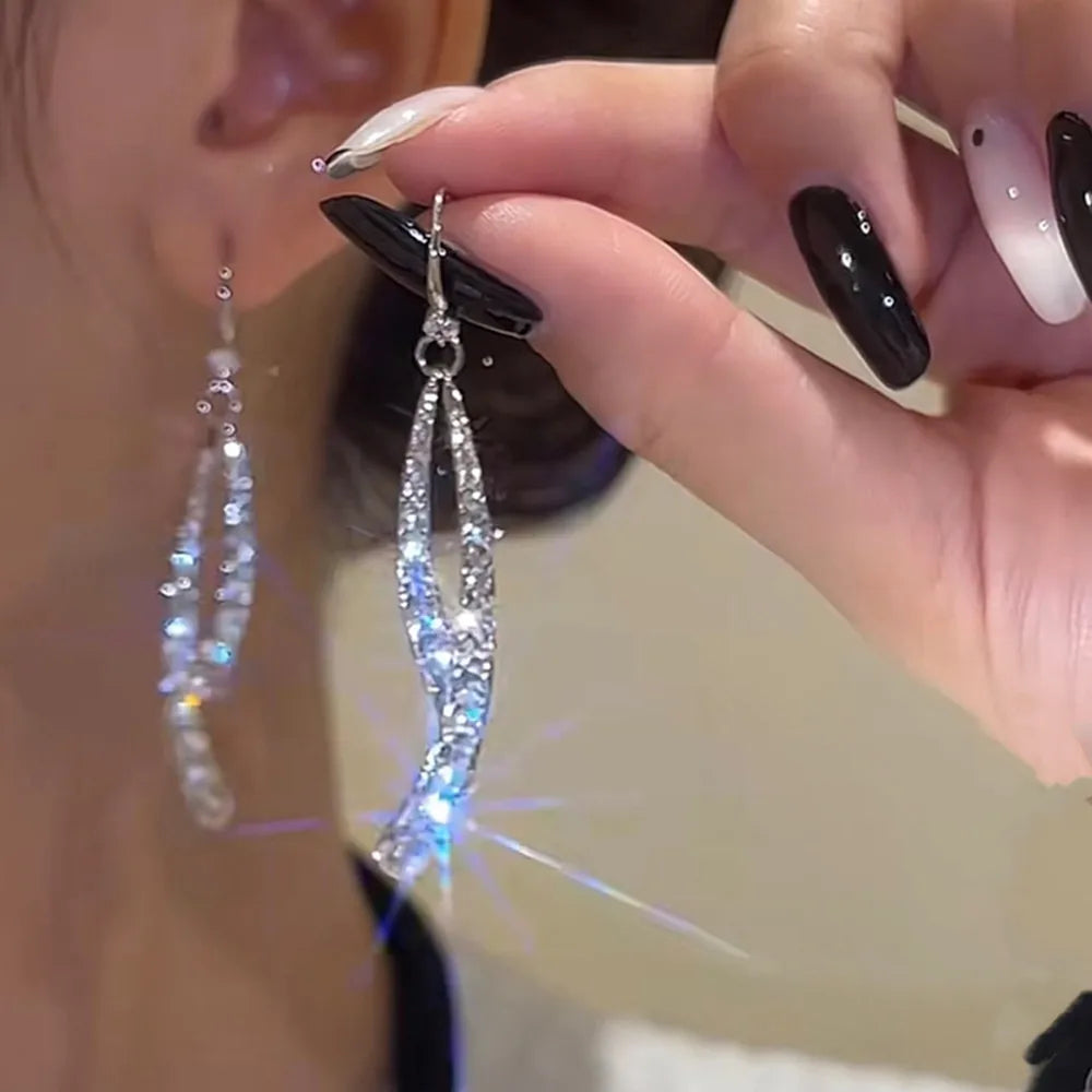 xakxx New Fashion Trend Unique Design Elegant Delicate Geometric Round Earrings For Women Jewelry Wedding Party Premium Gifts