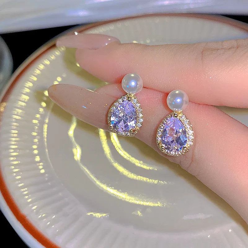 xakxx New Fashion Trend Unique Design Elegant Delicate Geometric Round Earrings For Women Jewelry Wedding Party Premium Gifts