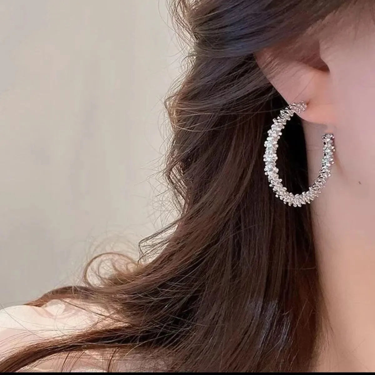 xakxx New Fashion Trend Unique Design Elegant Delicate Geometric Round Earrings For Women Jewelry Wedding Party Premium Gifts