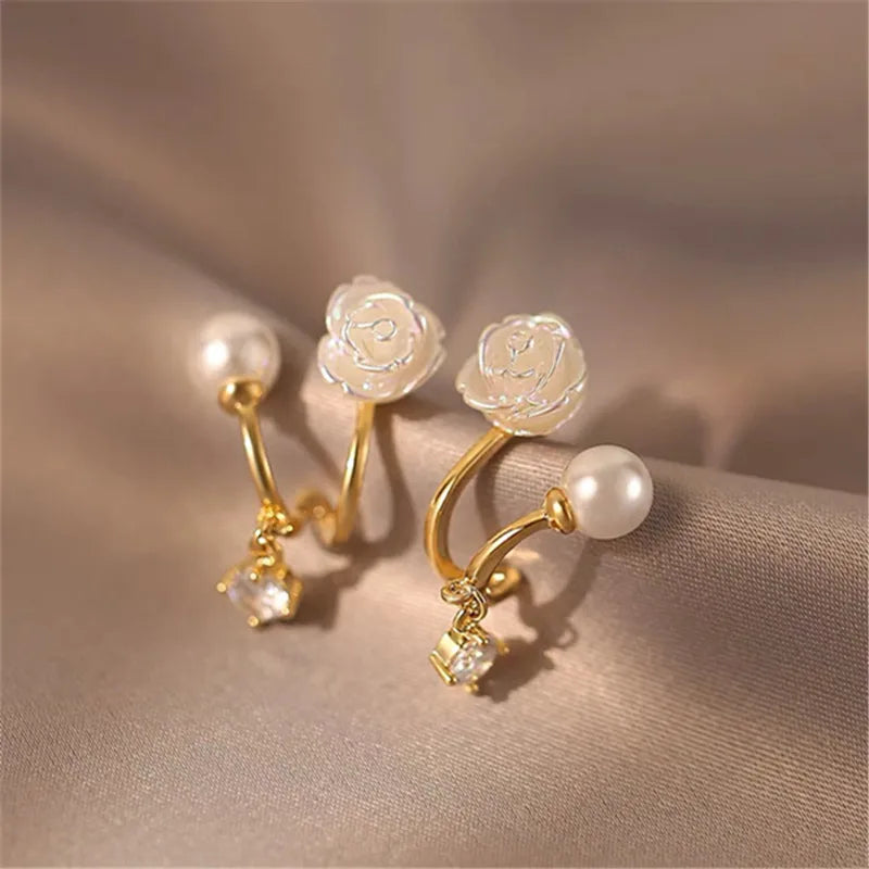xakxx New Fashion Trend Unique Design Elegant Delicate Geometric Round Earrings For Women Jewelry Wedding Party Premium Gifts