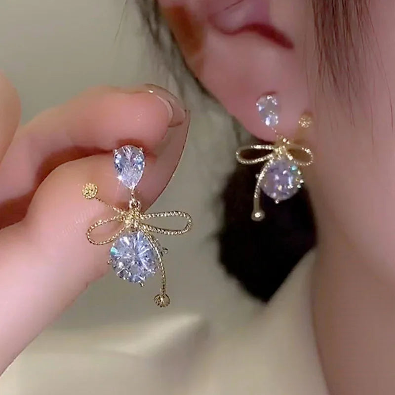 xakxx New Fashion Trend Unique Design Elegant Delicate Geometric Round Earrings For Women Jewelry Wedding Party Premium Gifts