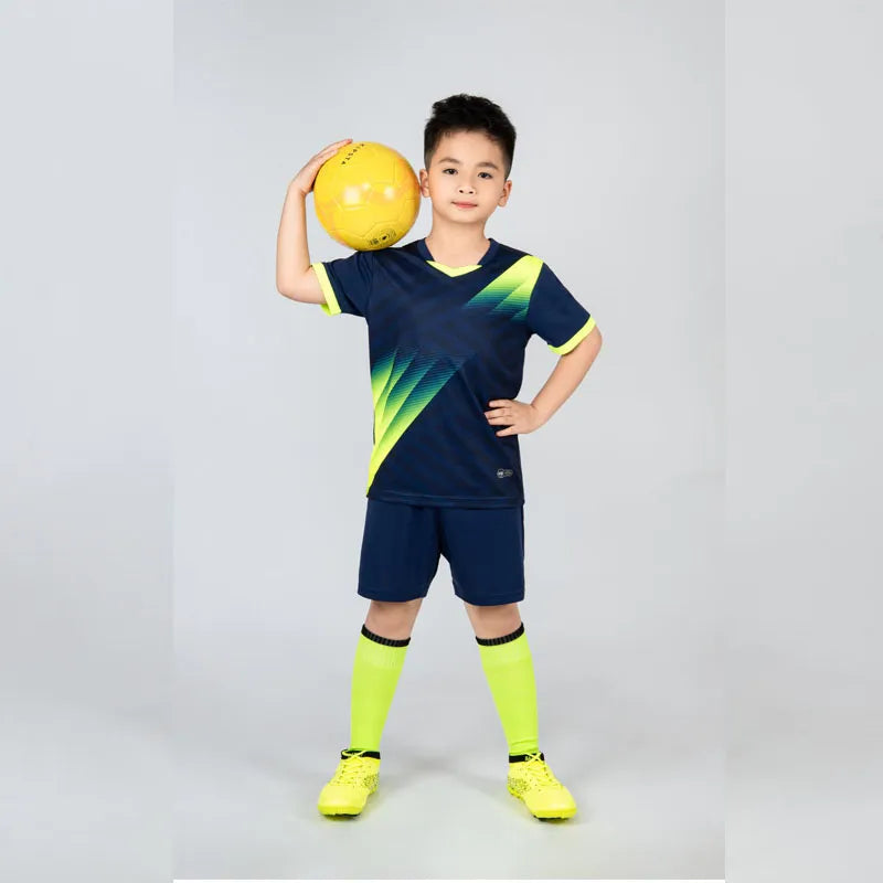 Men Customize Soccer Jerseys Adult Kid Football Uniforms Shirts Women Futsal Sportswear Kit Training Tracksuit Child Sports Suit