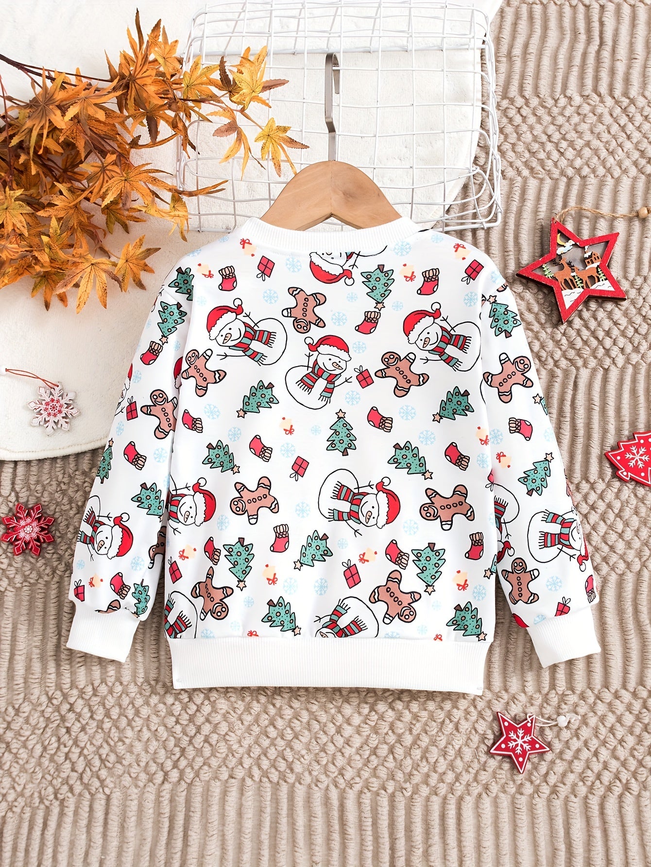 Adorable Cartoon Print Long Sleeve Pullover Sweatshirt for Toddler Girls - Soft, Cozy, and Casual Everyday Wear for Fall and Spring Seasons - Perfect for Little Princesses