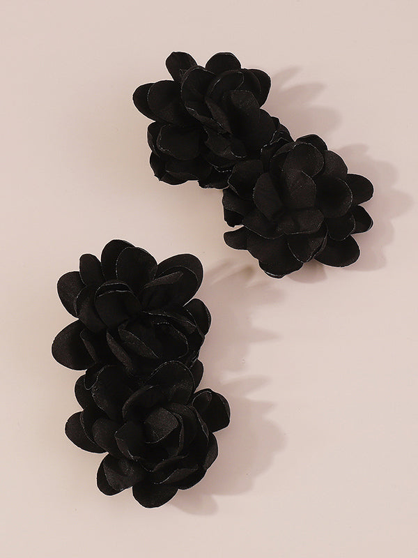 xakxx Three-Dimensional Flower Drop Earrings