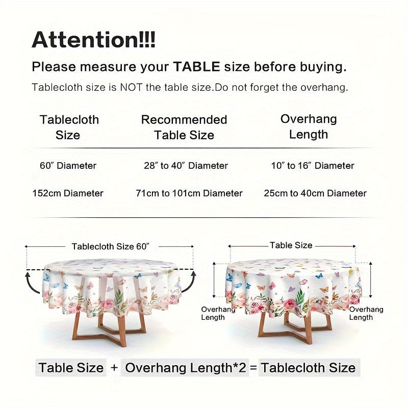 1pc Merry Christmas Polyester Tablecloth - Cartoon Style Santa Claus Snowflake Pattern, Holiday Desktop Decoration Fabric, Christmas Atmospheric Table Decor, Home Decoration, Gift Idea
