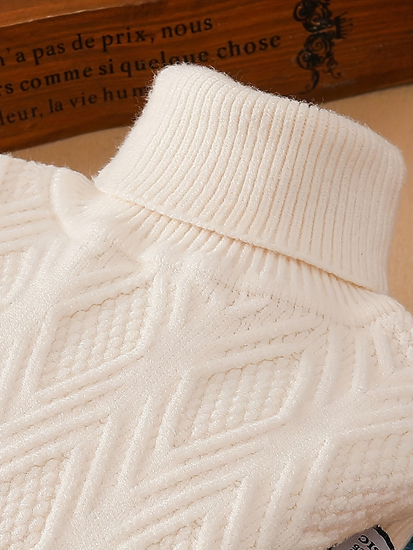 KUYEEBEAR Boys Casual Turtleneck Long Sleeve Knit Pullover Sweater For Fall/Winter