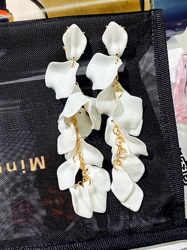 xakxx Stylish Tasseled Acrylic Earrings Accessories