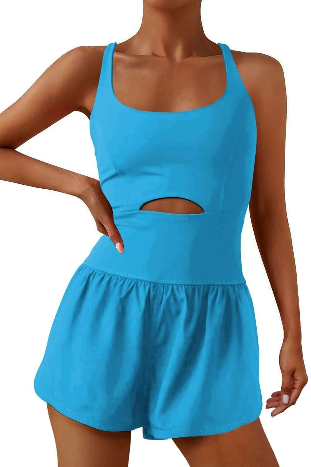 Women Jumpsuit Sexy One Piece Sports Short Pants Clothing Halter Tank Top Summer New Fashion Ladies Yogo Running Romper Slim Bodysuit 30% cotton 9 Colors 5 Size