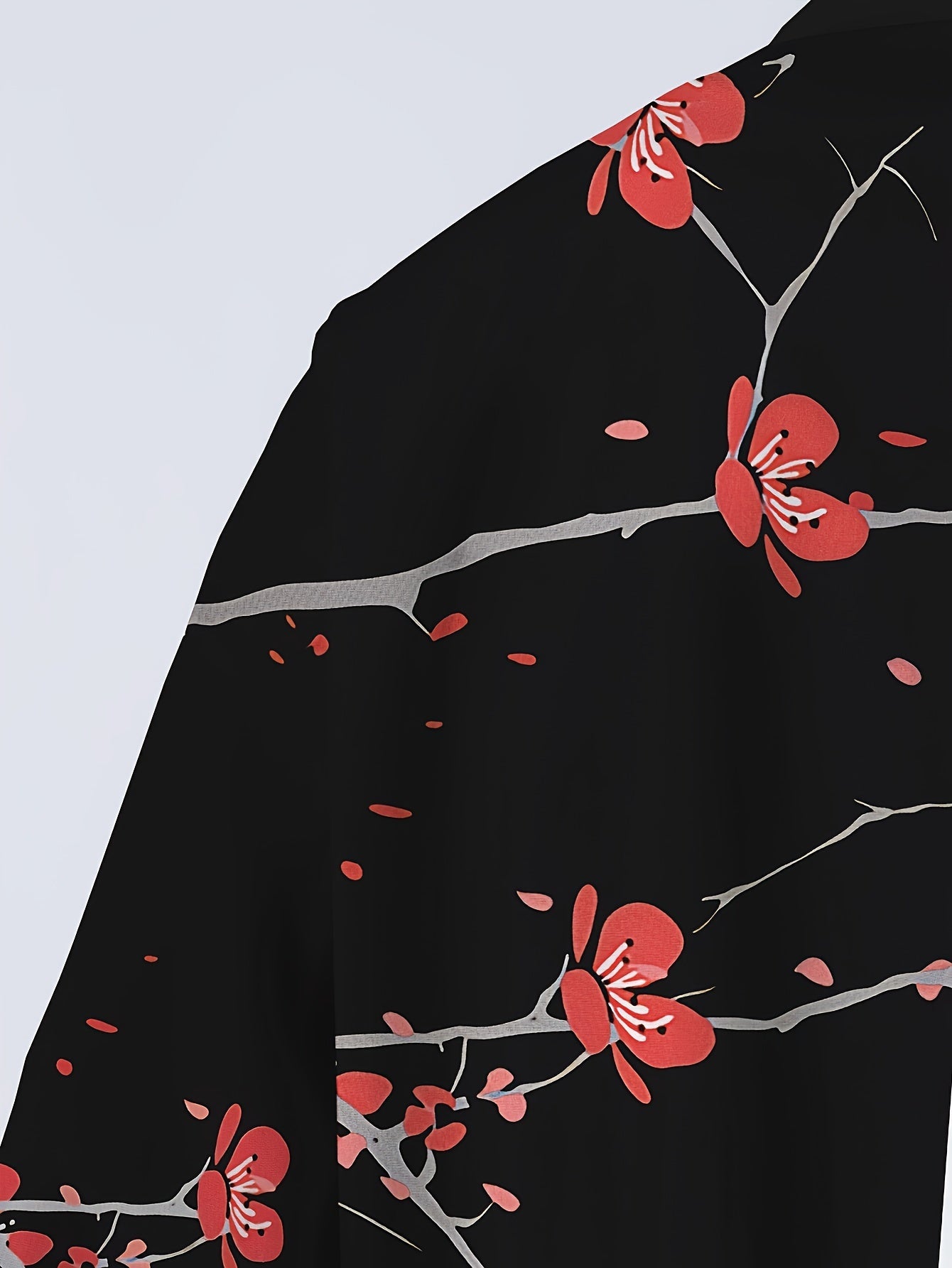 Men's Vintage-Inspired Loose Fit Kimono Robe - Casual Japanese Style, Polyester, Machine Washable - Perfect for Spring/Summer/Fall
