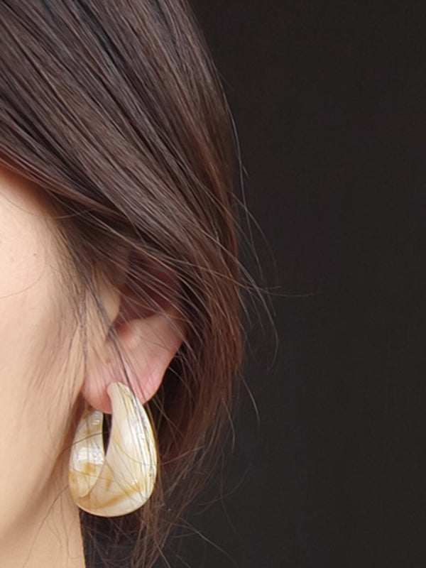 xakxx Vintage Geometric 6 Colors Acrylic Earring