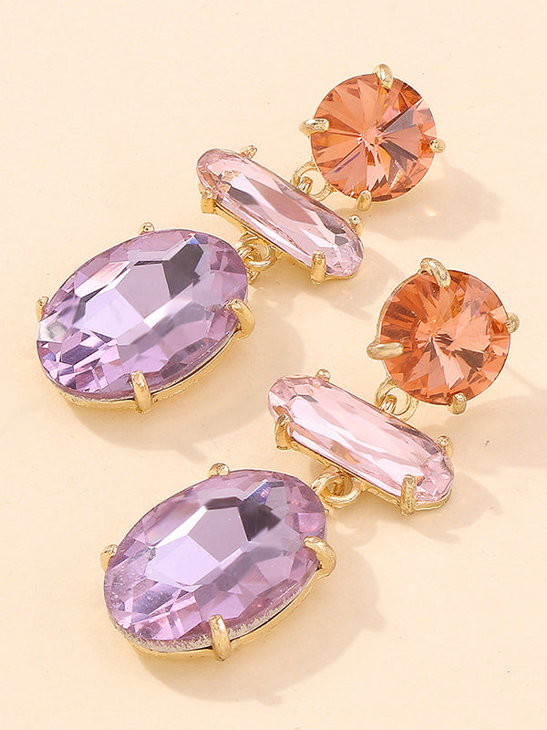 xakxx Original Statement Contrast Color Earrings