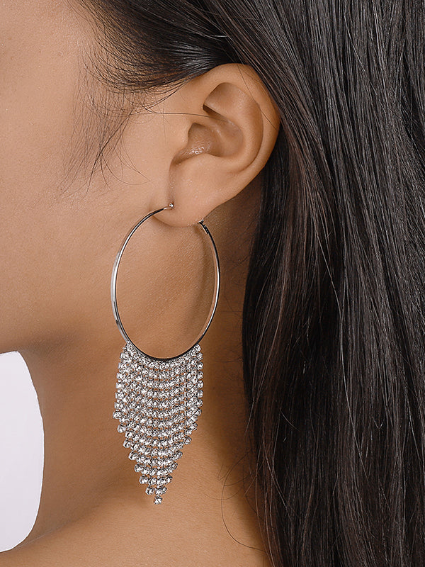 xakxx Geometric Tasseled Earrings Accessories